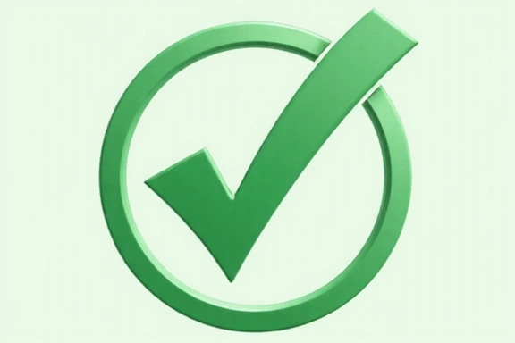 Confirmation message with a checkmark icon, representing successful booking